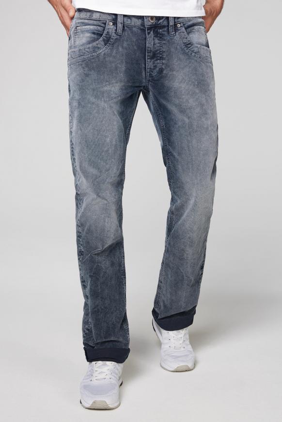 Cordhose RU:SL mit Used-Waschung