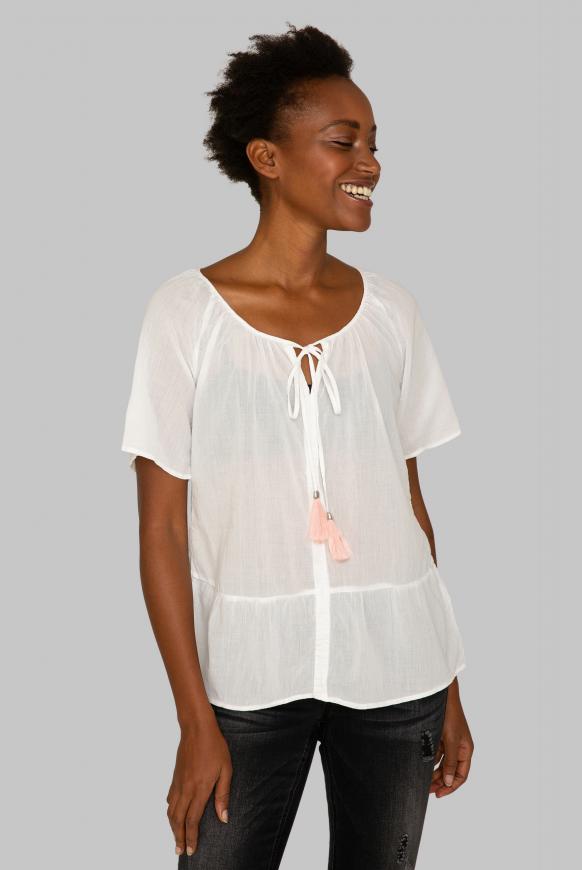 Crepe-Bluse im Boho-Style