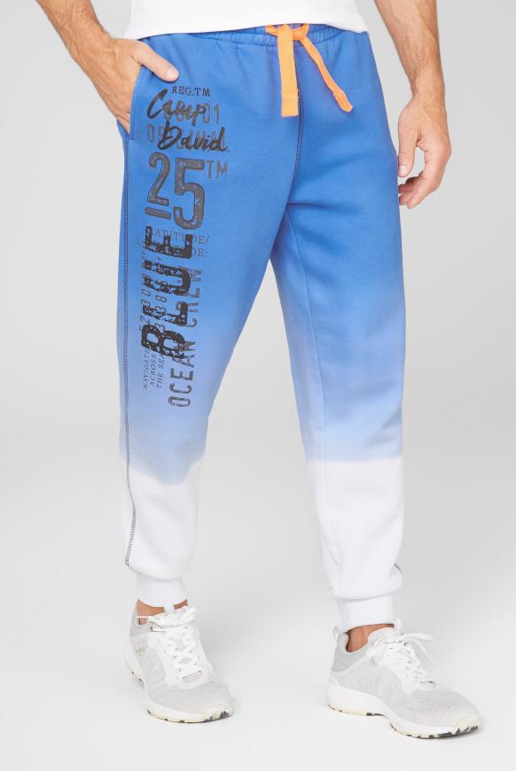 Dip Dye Jogginghose mit Rubber Print