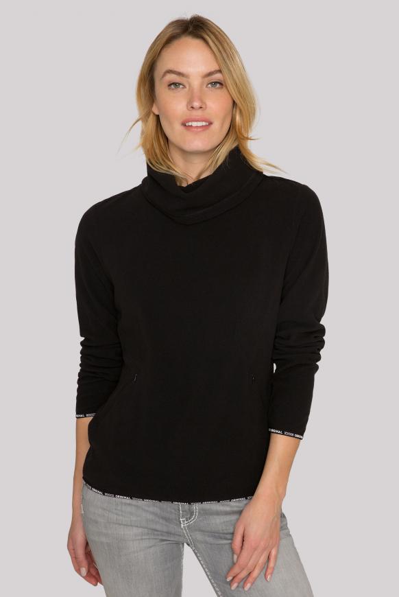 Fleece-Pullover mit Back Artwork