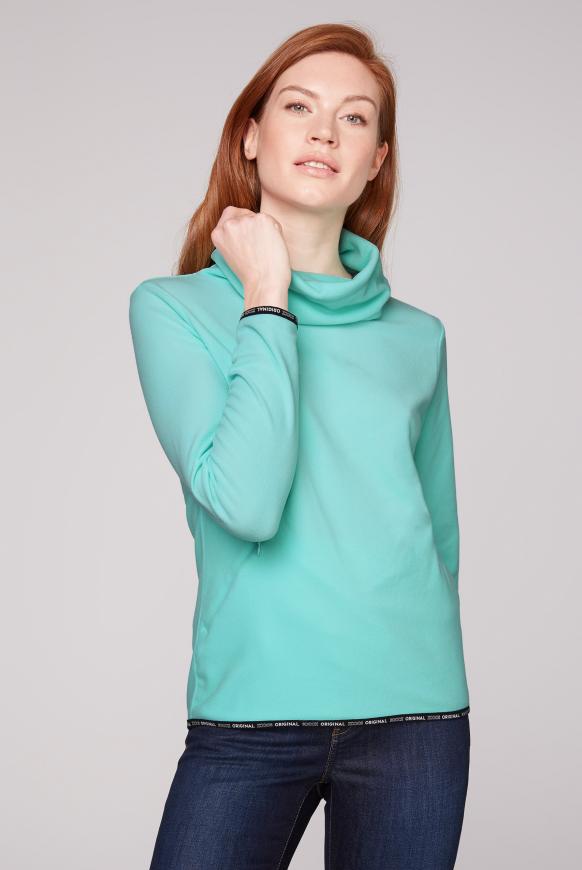Fleece-Pullover mit Back Artwork
