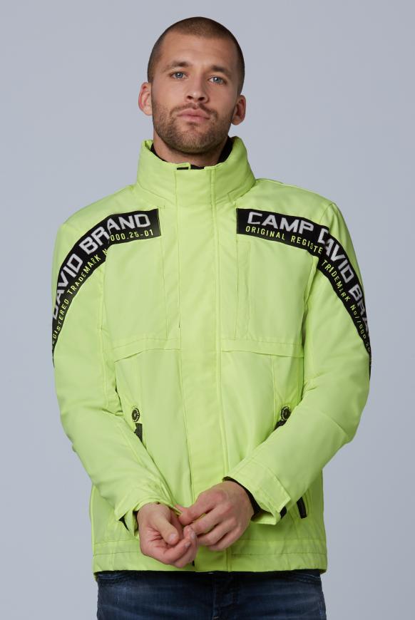 Funktionsjacke mit Logo-Applikationen