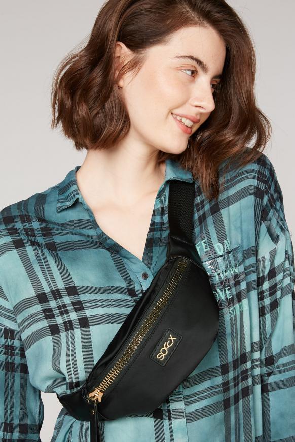 Gürteltasche aus Nylon mit Golden Zipper