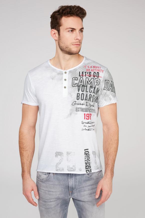 Henley-Shirt im Vintage Look mit Artwork