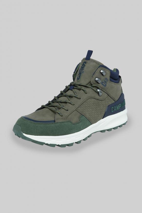Hiking Sneaker mit Logo-Details