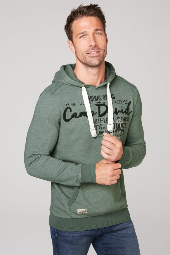 Hoodie mit beidseitigen Logo-Applikationen