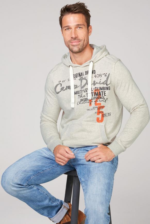 Hoodie mit beidseitigen Logo-Applikationen