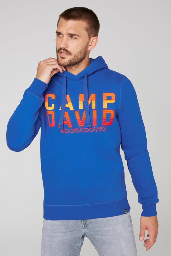 Playful Respectively Perpetual CAMP DAVID & SOCCX | Hoodie mit exklusiver Logo-Stickerei signal blue Playful Respectively Perpetual CAMP DAVID & SOCCX | Hoodie mit exklusiver Logo-Stickerei signal blue