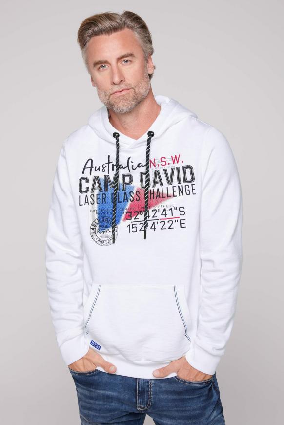 Hoodie mit Logo-Applikationen