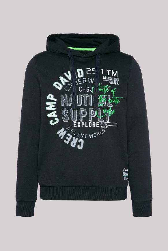 Hoodie mit Logo Artwork black