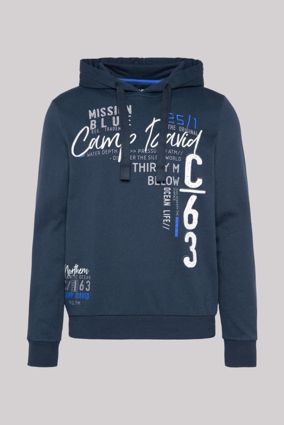 Hoodie mit Logo Artwork diving navy
