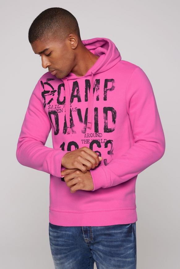 Sweatshirt CAMP SOCCX Artwork neon Logo mit DAVID lime | &