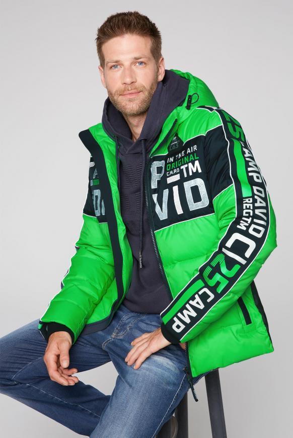 Jacke im Ski-Design mit Logo Artwork