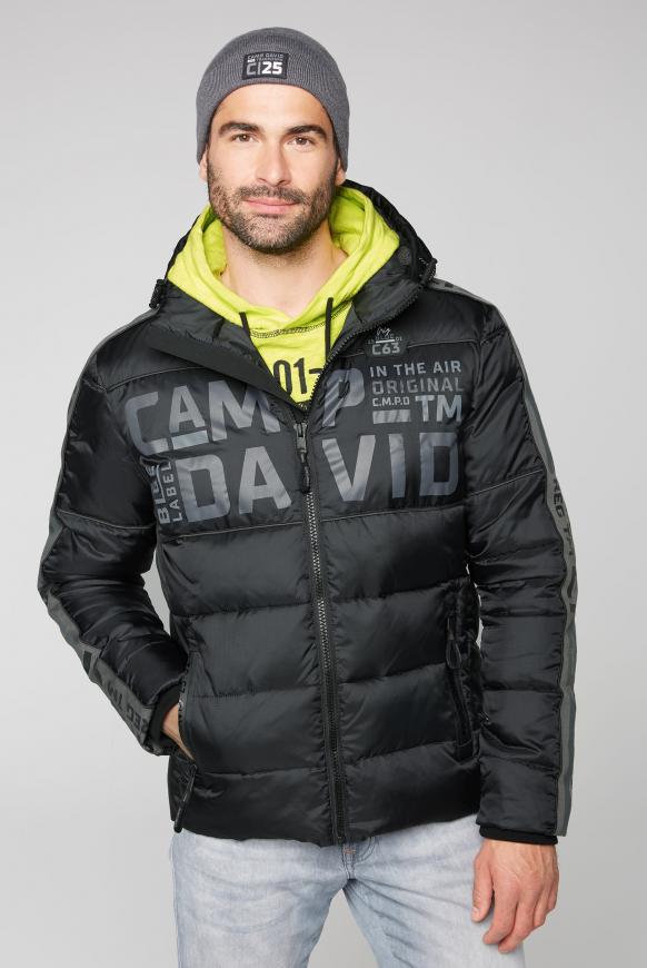 Jacke im Ski-Design mit Logo Artworks
