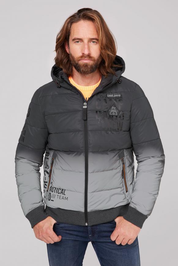 Jacke mit reflektierendem Farbverlauf