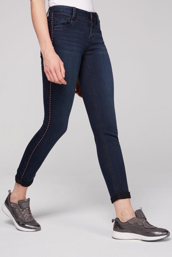 Jeans CH:EA mit Piping und Sattelnaht