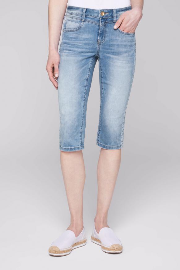 Jeans EM:MA mit Kontrast-Details sunny bleached