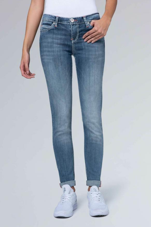 Jeans HE:DI mit Stretch und Vintage-Waschung