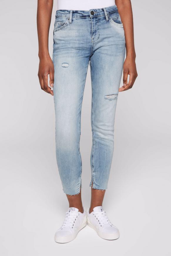 Jeans HE:NY mit Destroy-Effekten