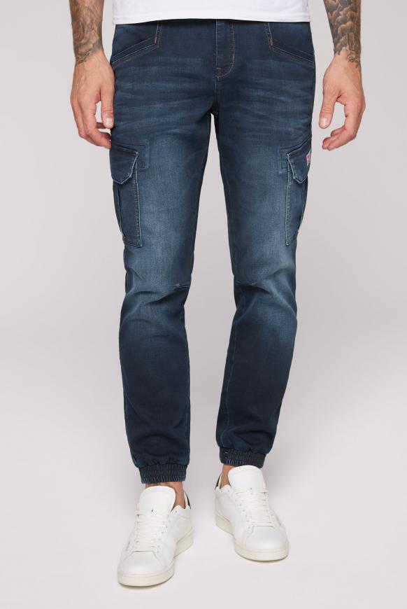 Jeans JO:GY im Cargo Style dark indigo