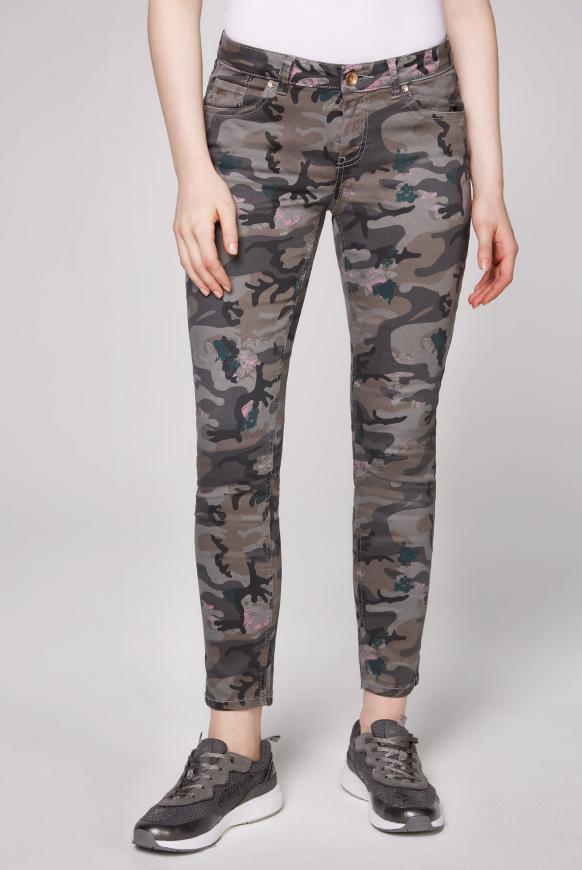 Jeans MI:RA mit All Over Print