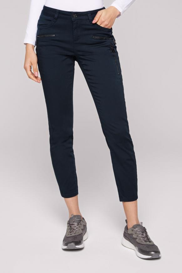 Jeans MI:RA mit Zipper-Details blue