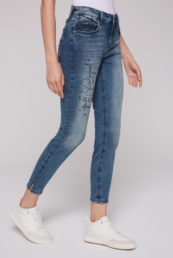 Jeans MI:RA Printed blue printed
