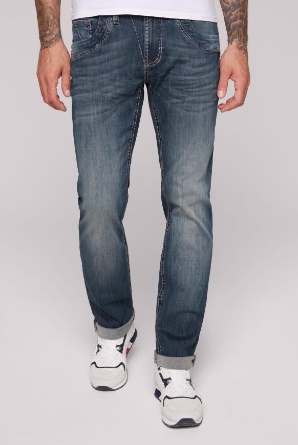 Jeans NI:CK mit breiten Nähten blue used