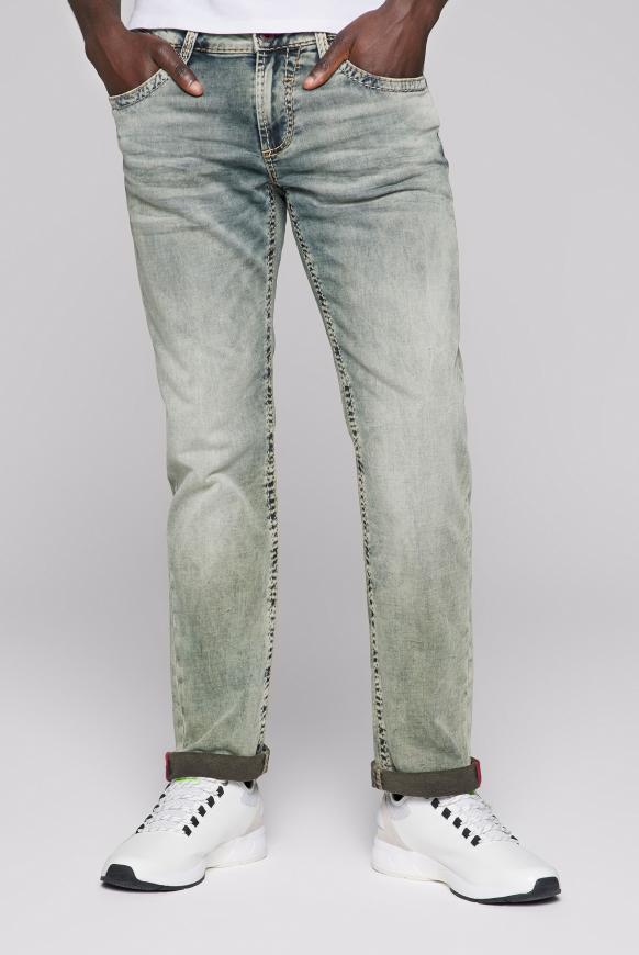 Jeans NI:CO aus Jogg-Denim light green used