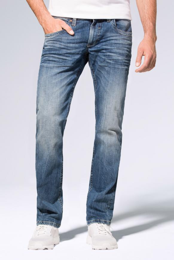 Jeans NI:CO mit Used-Optik und leichtem Boot Cut