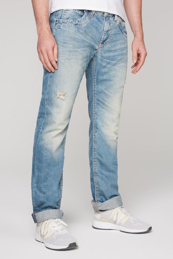 Jeans RU:SL mit Destroy-Effekte vintage blue