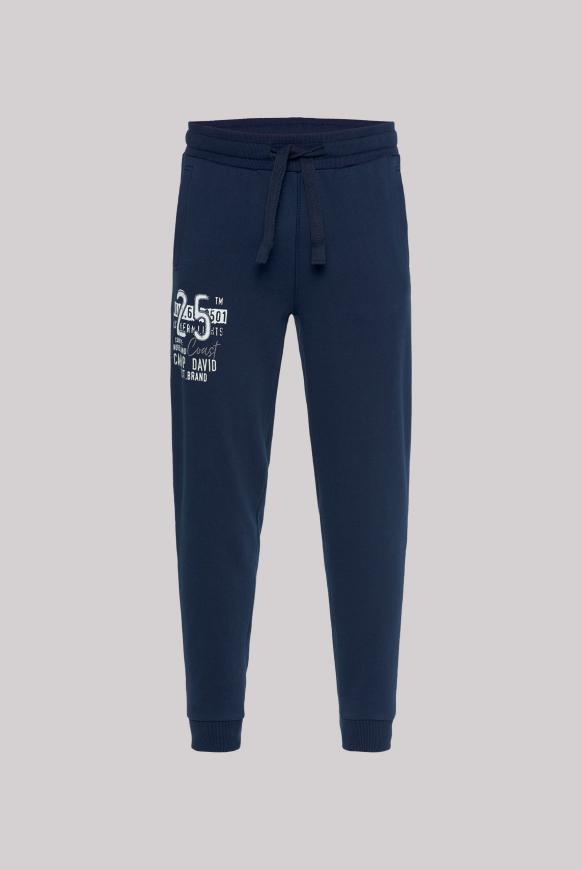 Jogginghose mit Logo Artwork diving navy