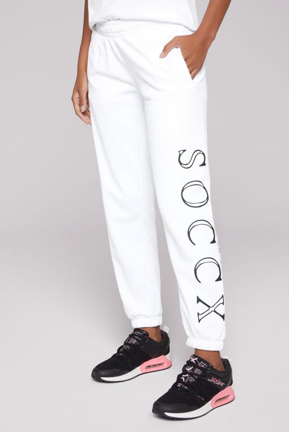 Jogginghose mit Logo Print