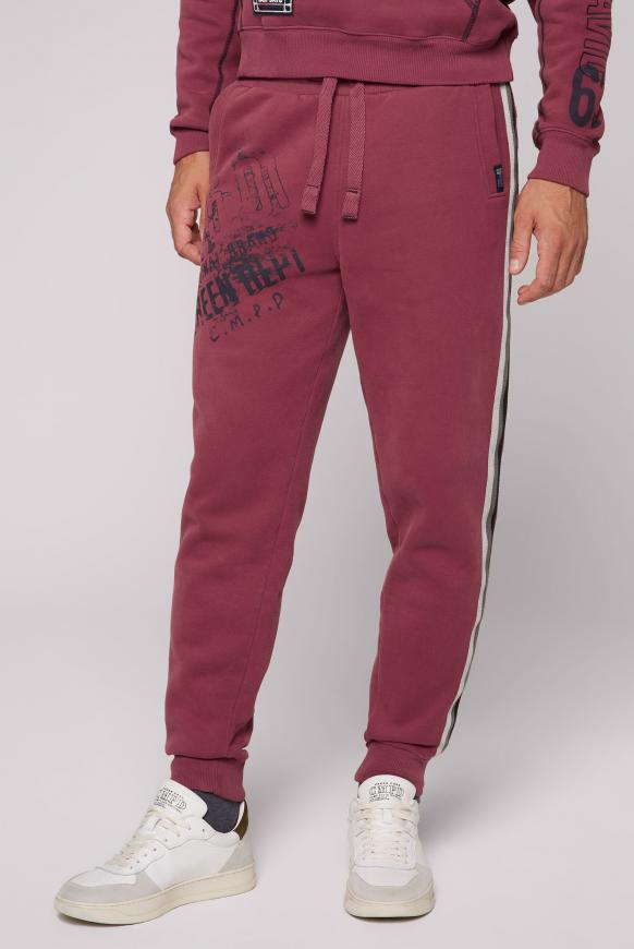 Jogginghose mit Logo Print auf der Rückseite dark red