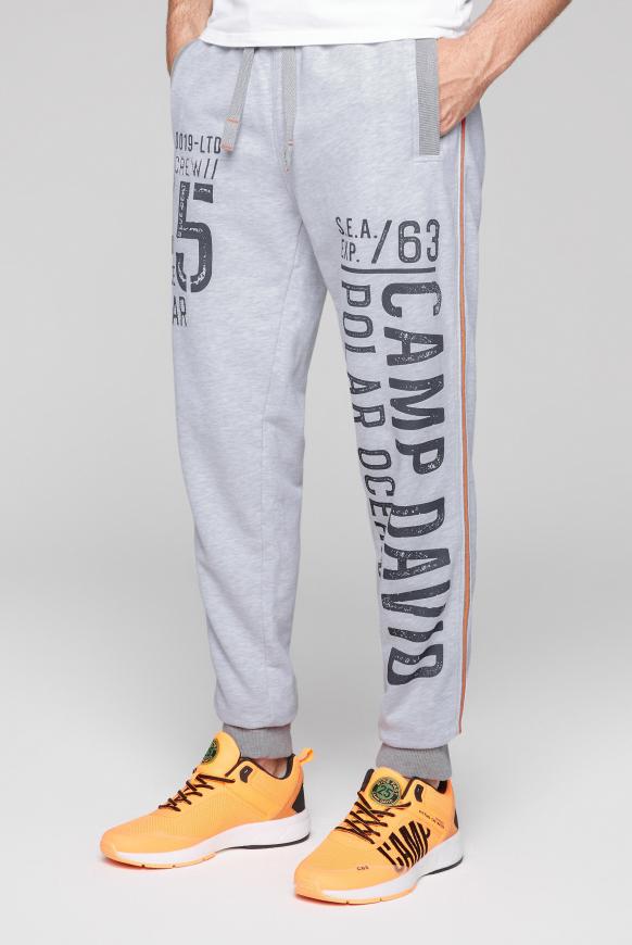 Jogginghose mit Logo Prints und Seitentapes