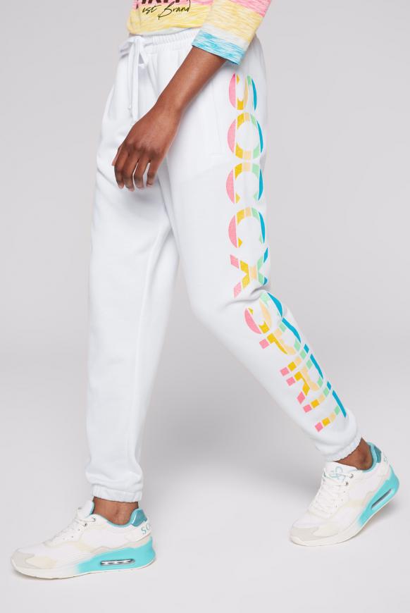 Jogginghose mit Rainbow Logo Print
