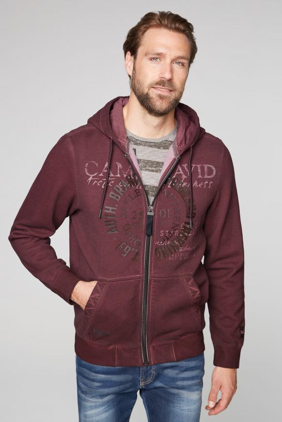 Kapuzenjacke Oil Dyed mit Logo Artworks