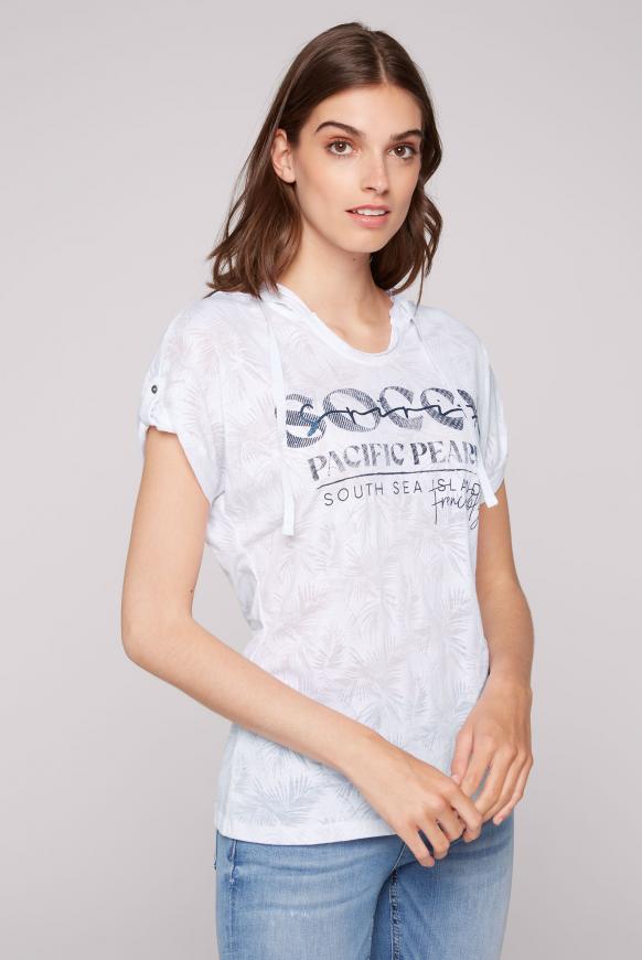 Kapuzenshirt mit Ausbrenner-Artwork