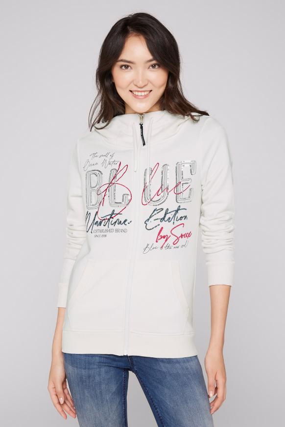 Kapuzensweatjacke mit Pailletten-Artwork
