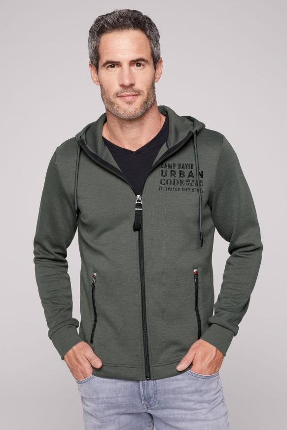 Kapuzensweatjacke mit Rücken-Artwork