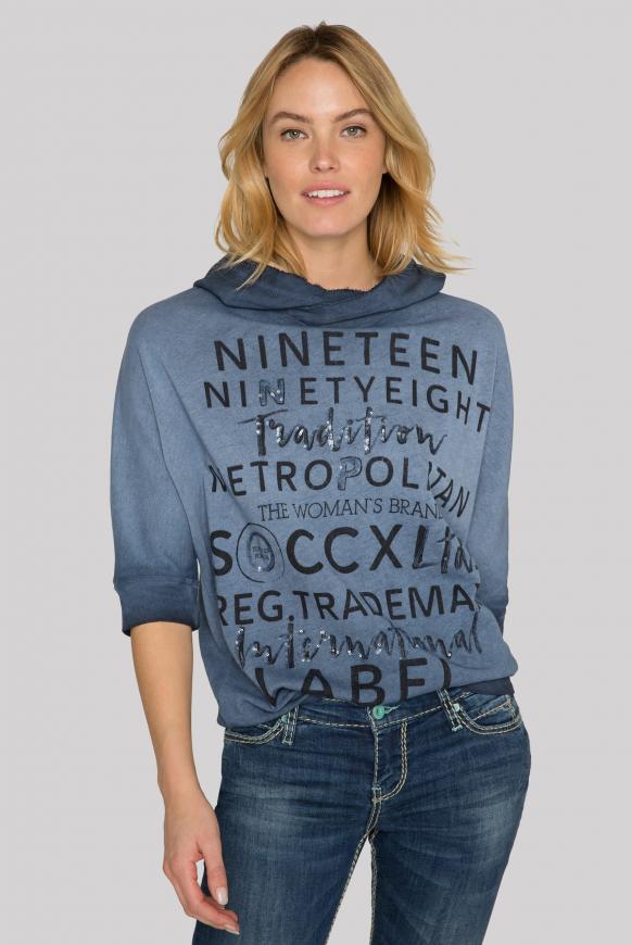Kapuzensweatshirt Inside Oil Dyed
