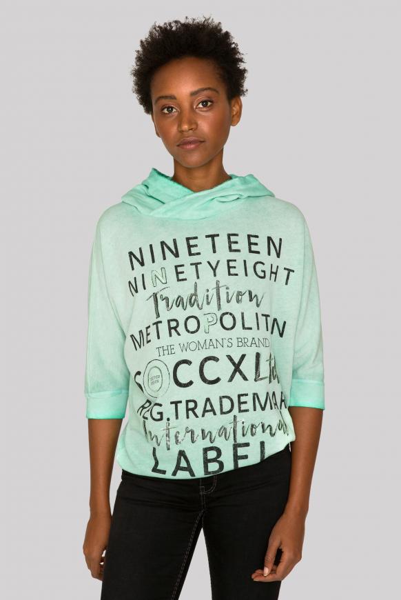 Kapuzensweatshirt Inside Oil Dyed