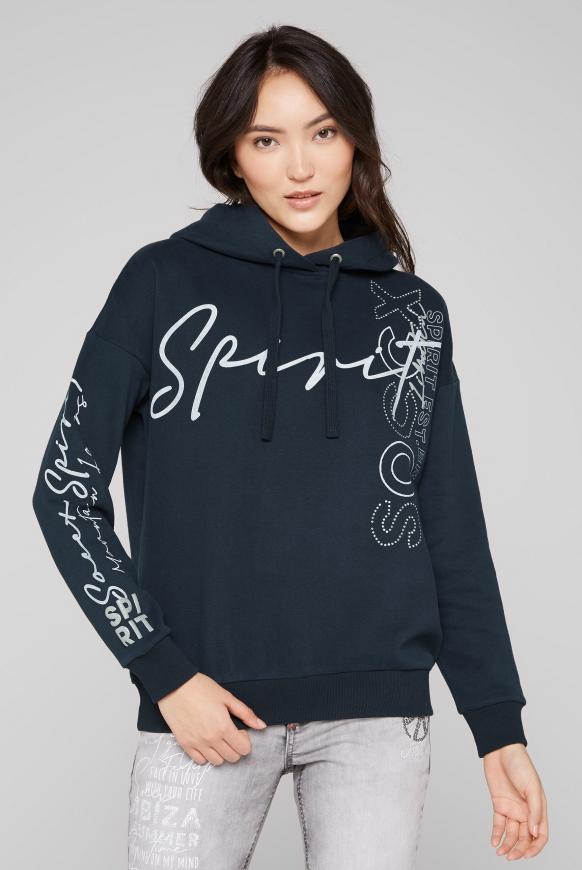 Kapuzensweatshirt mit Artworks