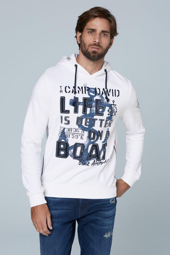 Kapuzensweatshirt mit großem Frontartwork