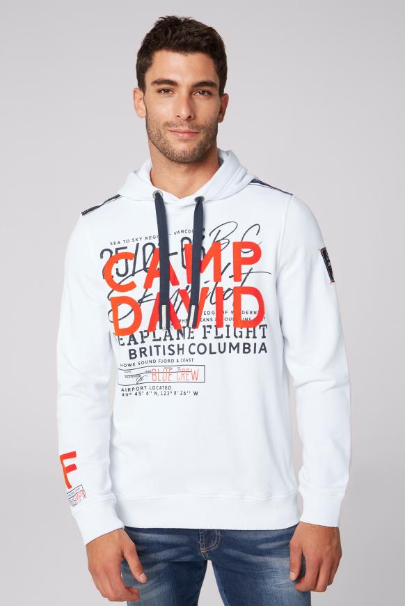 Kapuzensweatshirt mit Logo-Artworks