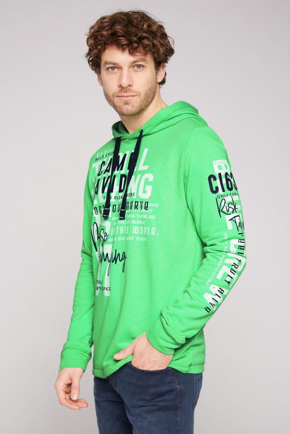 Kapuzensweatshirt mit Rubber Prints
