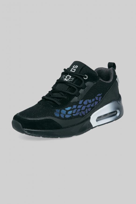 Keil-Sneaker mit Rubber Artwork