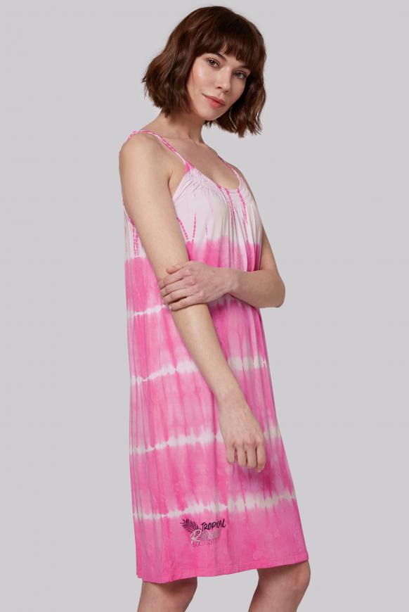 Kleid mit Farbeffekt und Spagetthiträgern