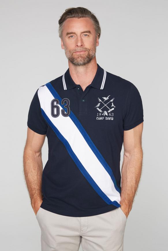 Kurzärmliges Poloshirt aus Pikee