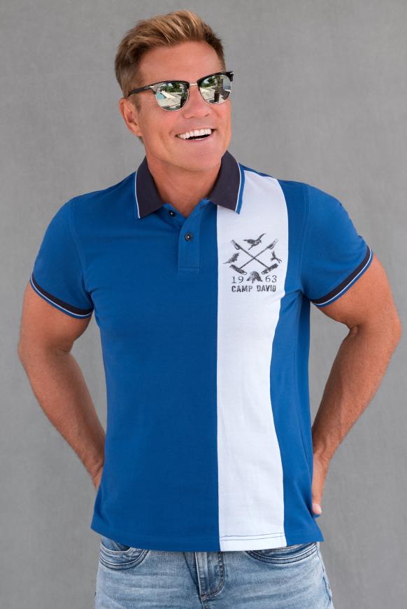 Kurzärmliges Poloshirt aus Pikee